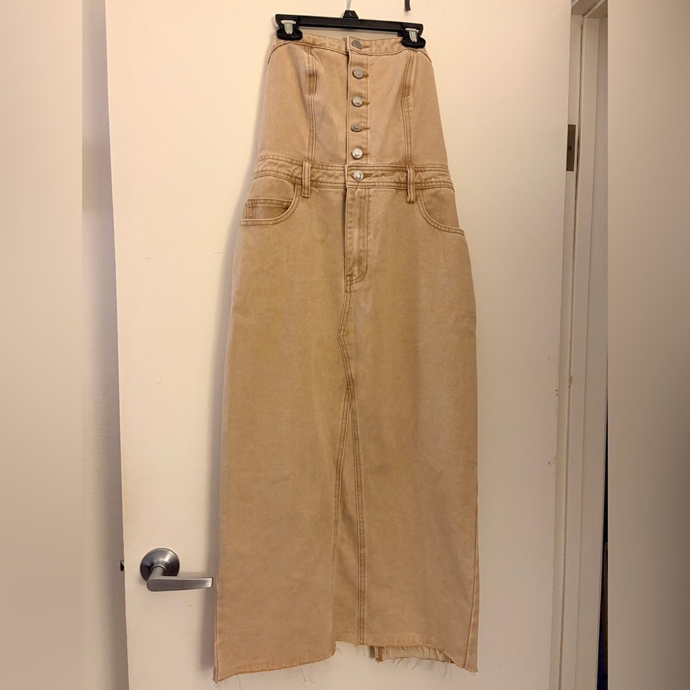 Sincerely Jules denim midi dress M